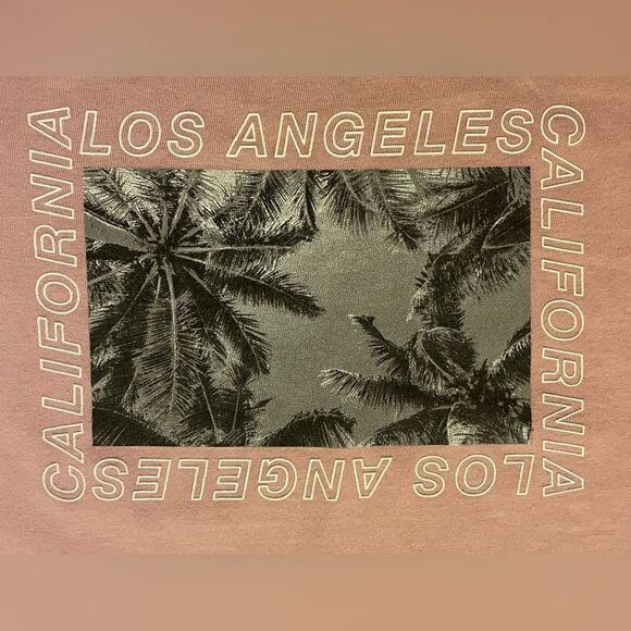 Free State Los Angeles CA pink shirt sleeve tee shirt - Picture 4 of 4
